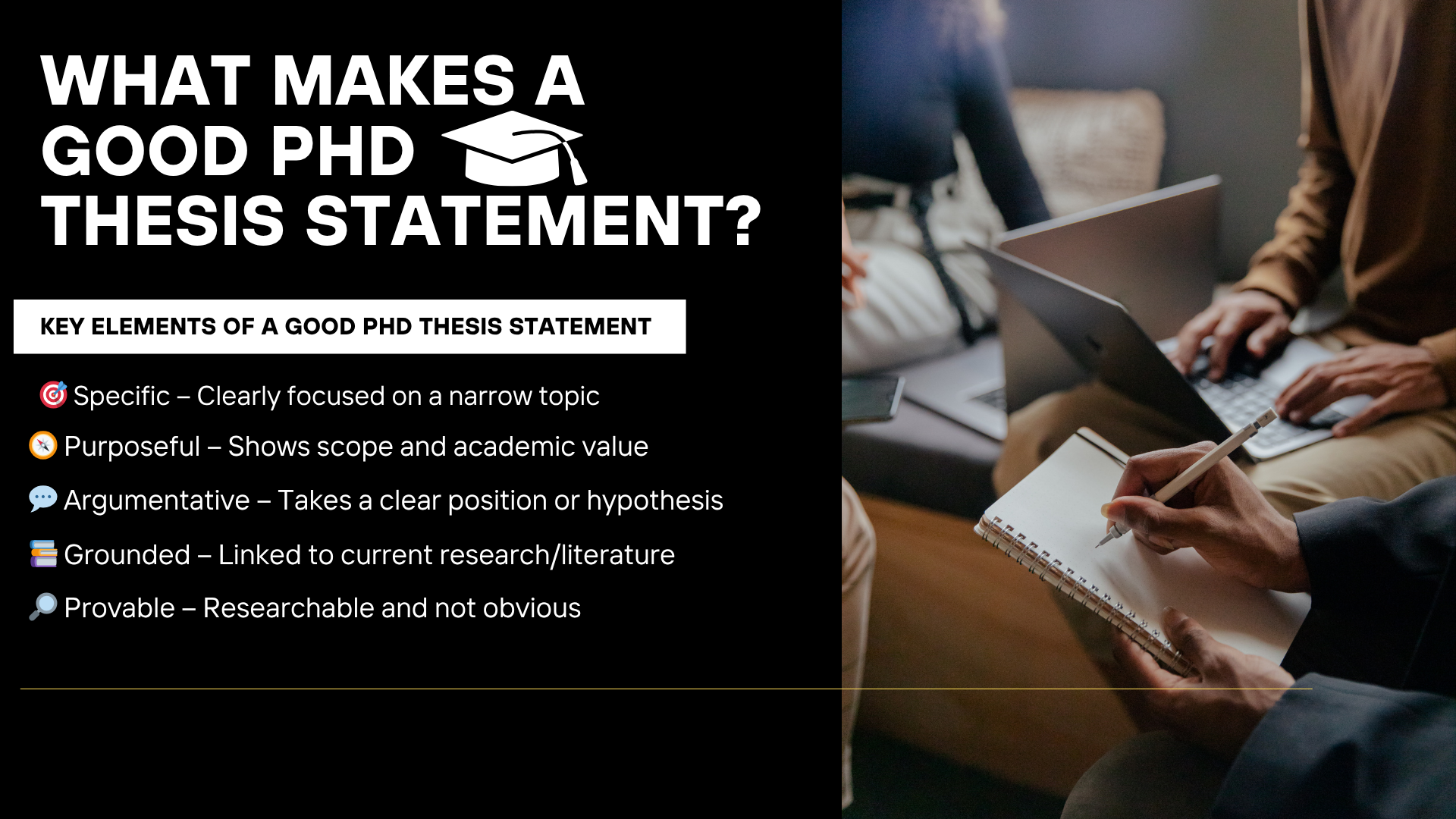 PhD Thesis Statement