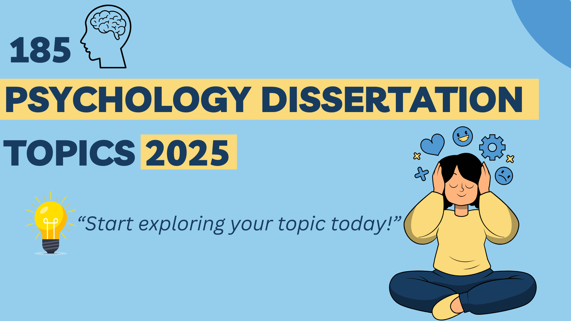 185 Psychology Dissertation Topics 2025