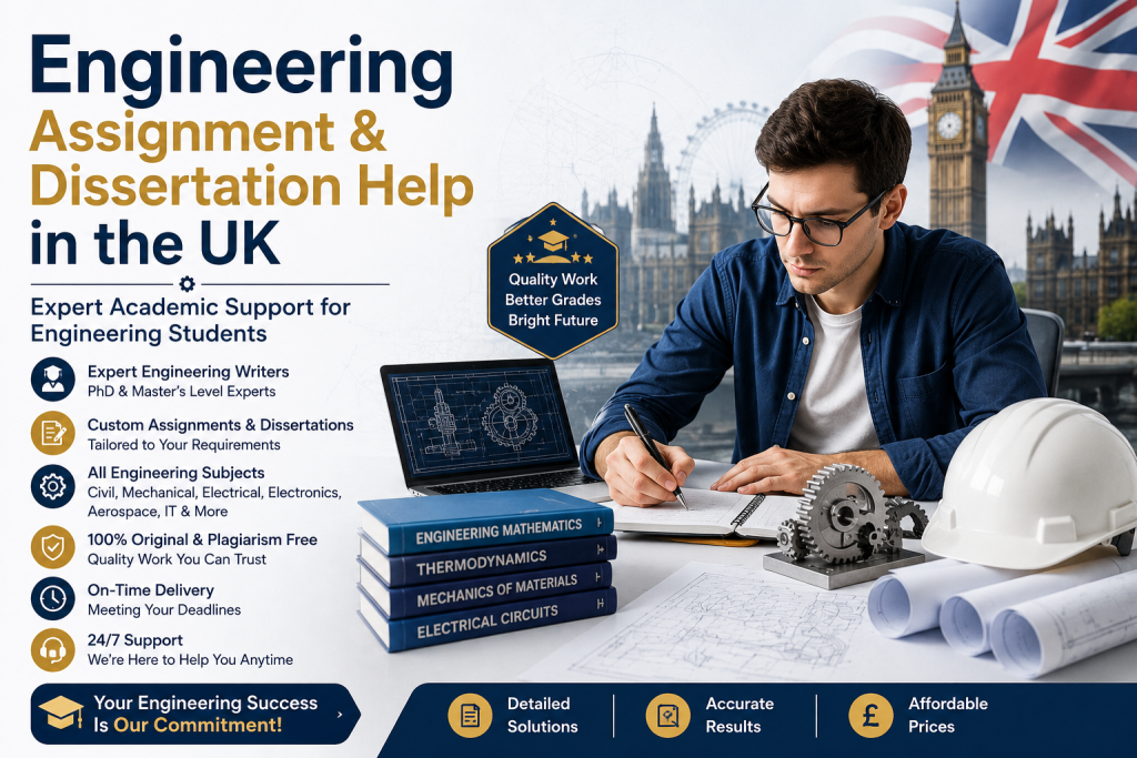 Engineering Assignment & Dissertation Help in the UK