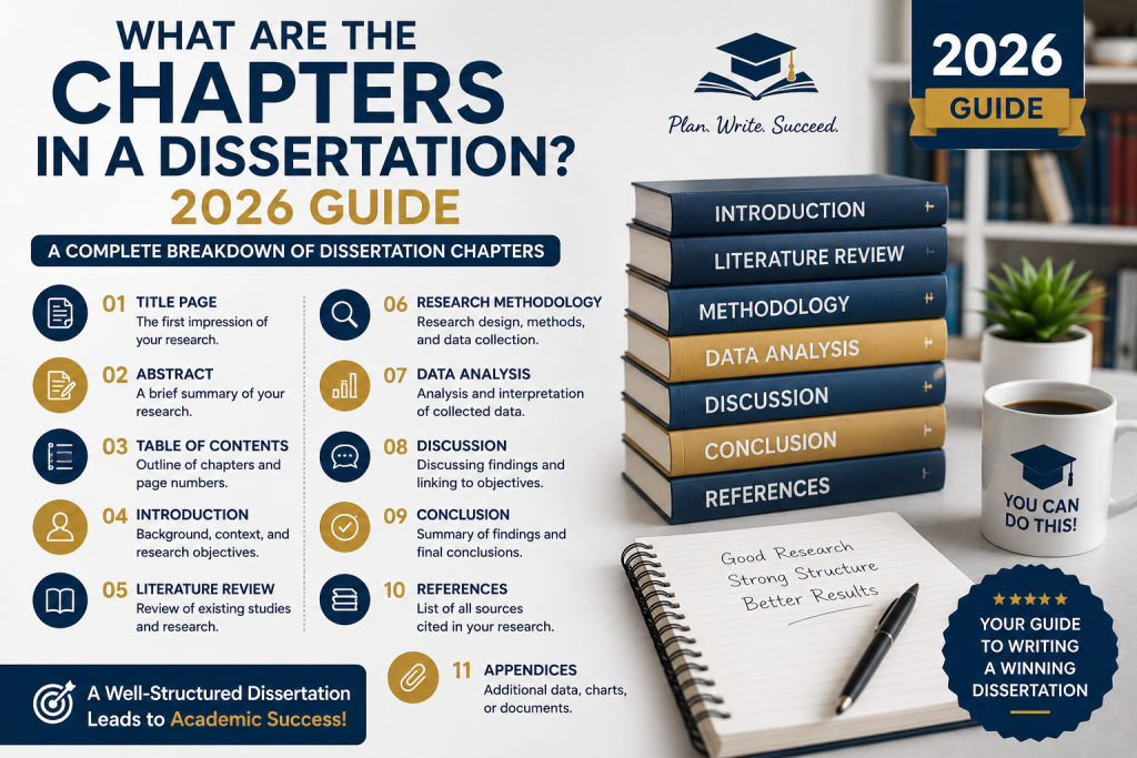 What Are the Chapters in a Dissertation? 2026 Guide