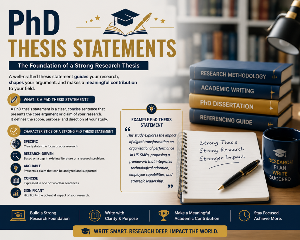 PhD Thesis Statements