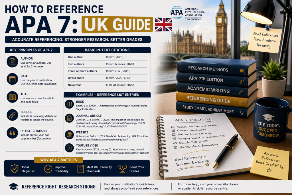 How to Reference APA 7: UK Guide (2026-2027) 2 How to Reference APA 7: UK Guide