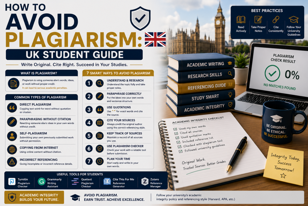 How to Avoid Plagiarism: UK Student Guide
