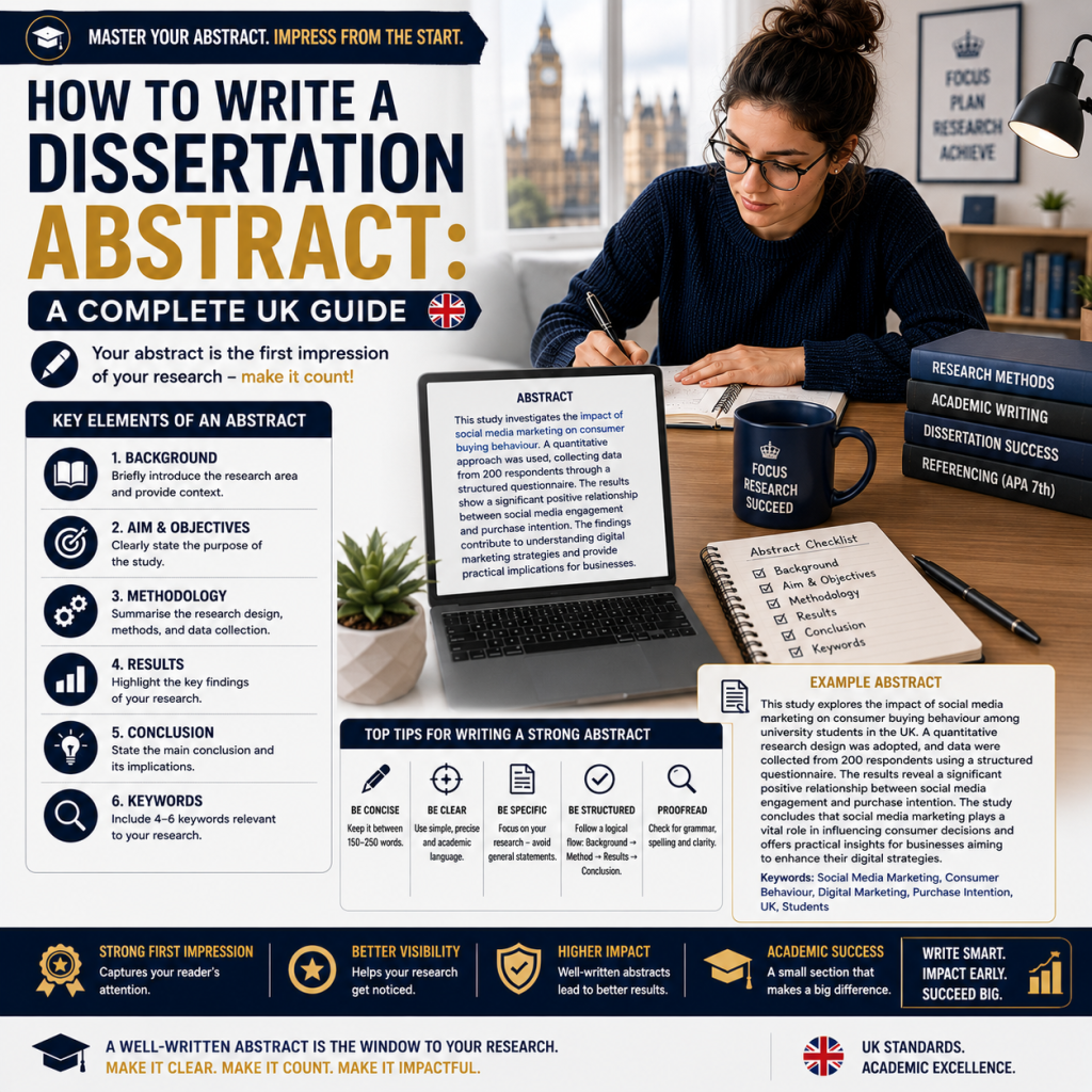 How to Write a Dissertation Abstract: A Complete UK Guide