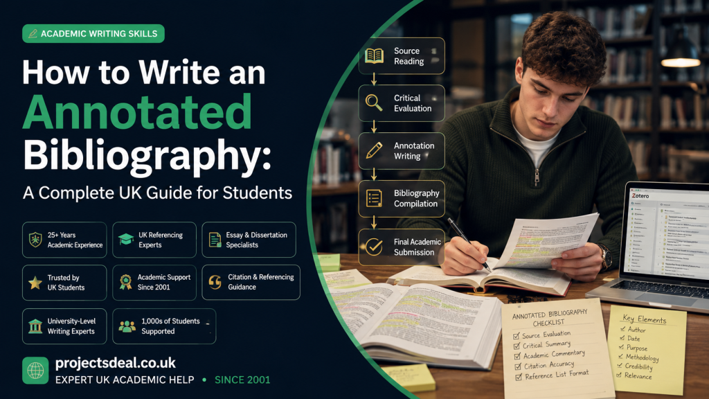 How to Write an Annotated Bibliography: A Complete UK Guide 2 how to write an annotated bibliography