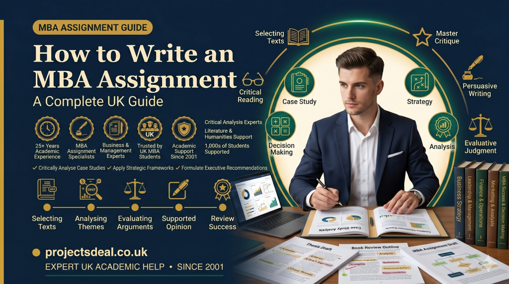 how to write an mba assignment