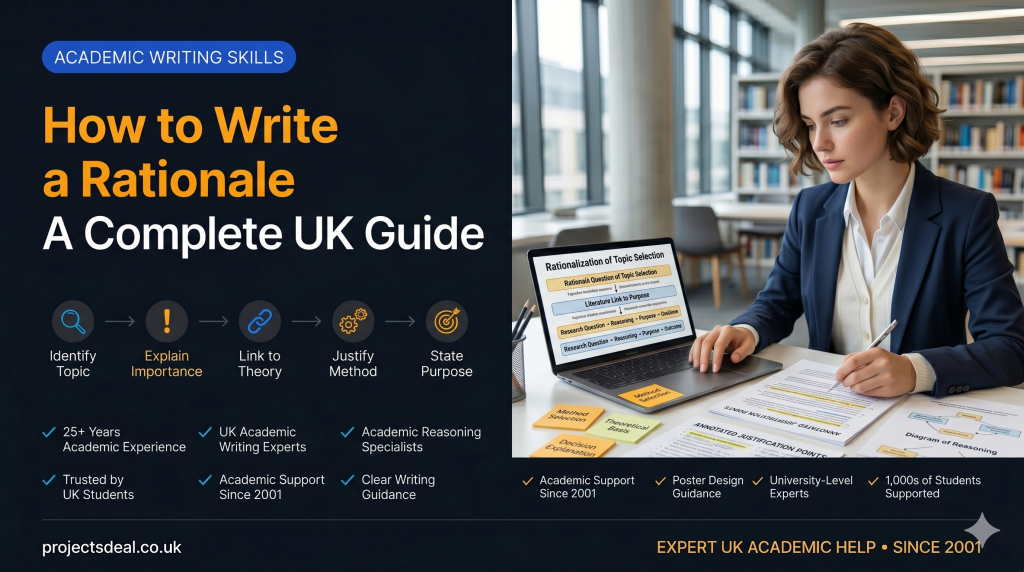 how to write a rationale