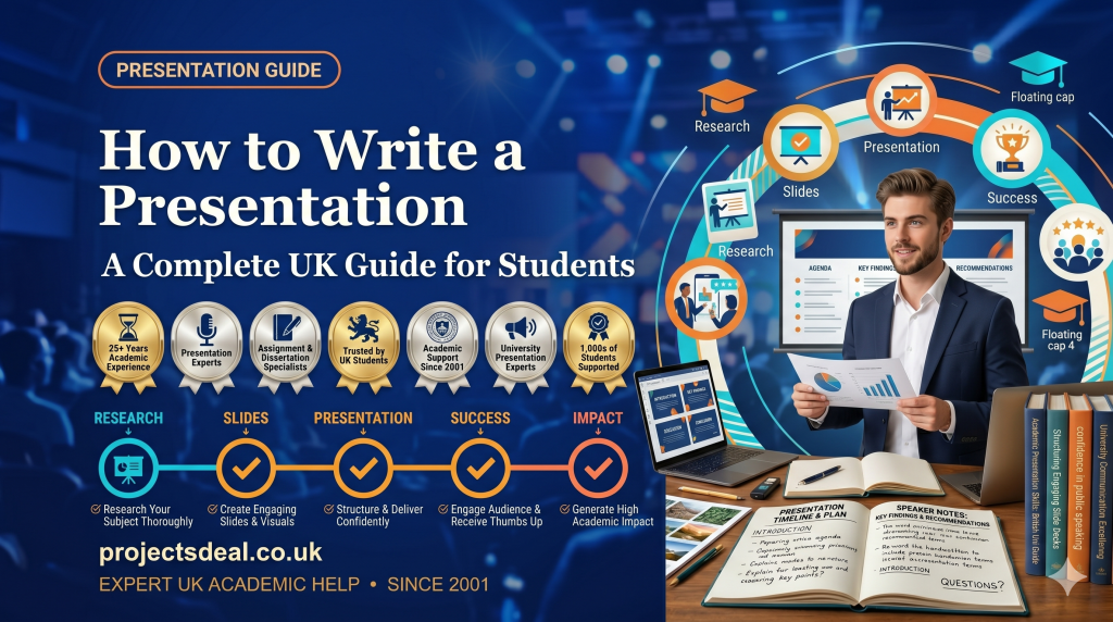 how to write a presentation speech