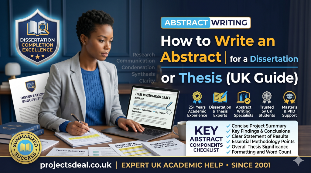 how to write an abstract