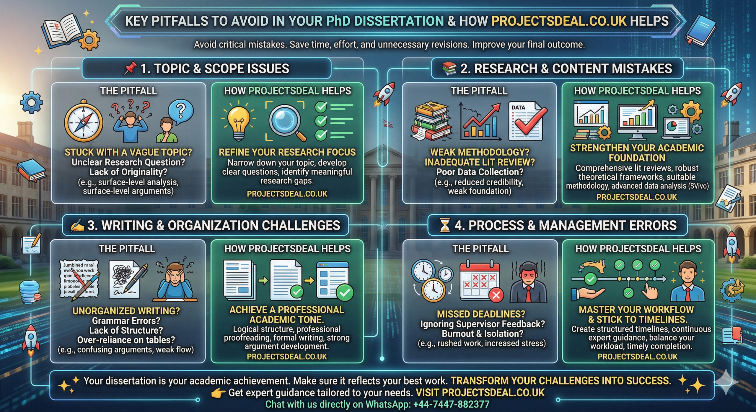 Common Mistakes to Avoid When Writing Your PhD Dissertation