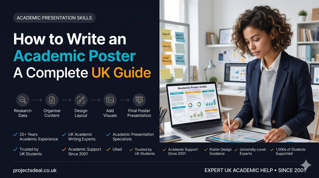 how to write an academic poster
