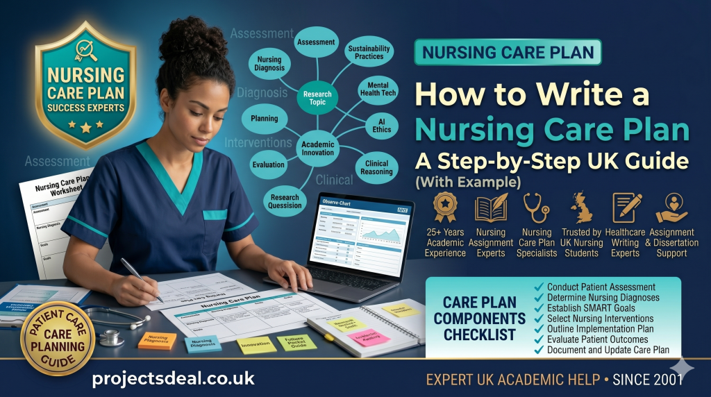 how to write a nursing care plan uk guide