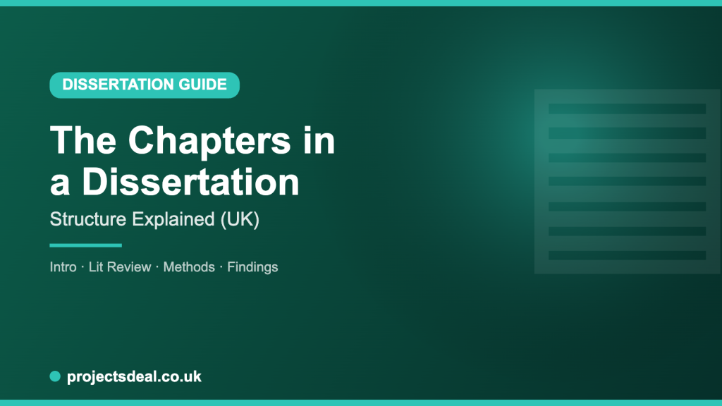 chapters in a dissertation structure explained