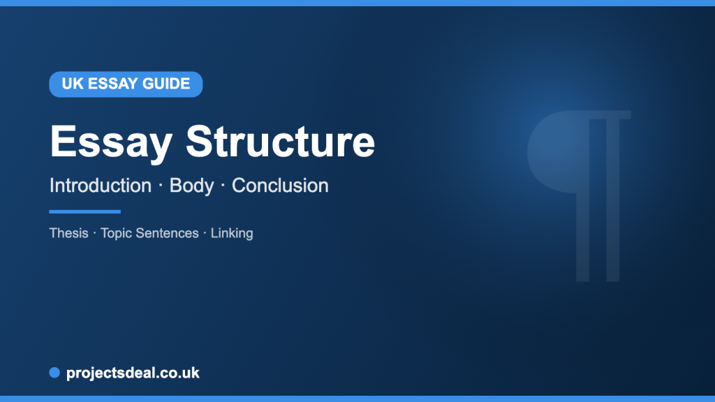 essay structure for UK university essays