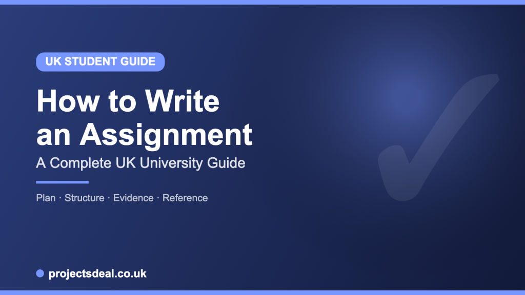 how to write an assignment guide for UK students