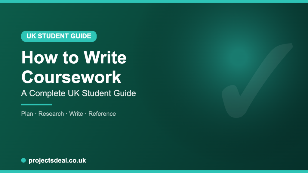 how to write coursework guide for UK students