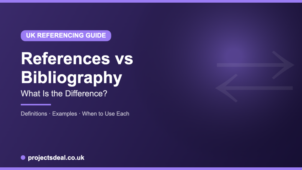 References vs Bibliography: What Is the Difference? 2 references vs bibliography difference explained