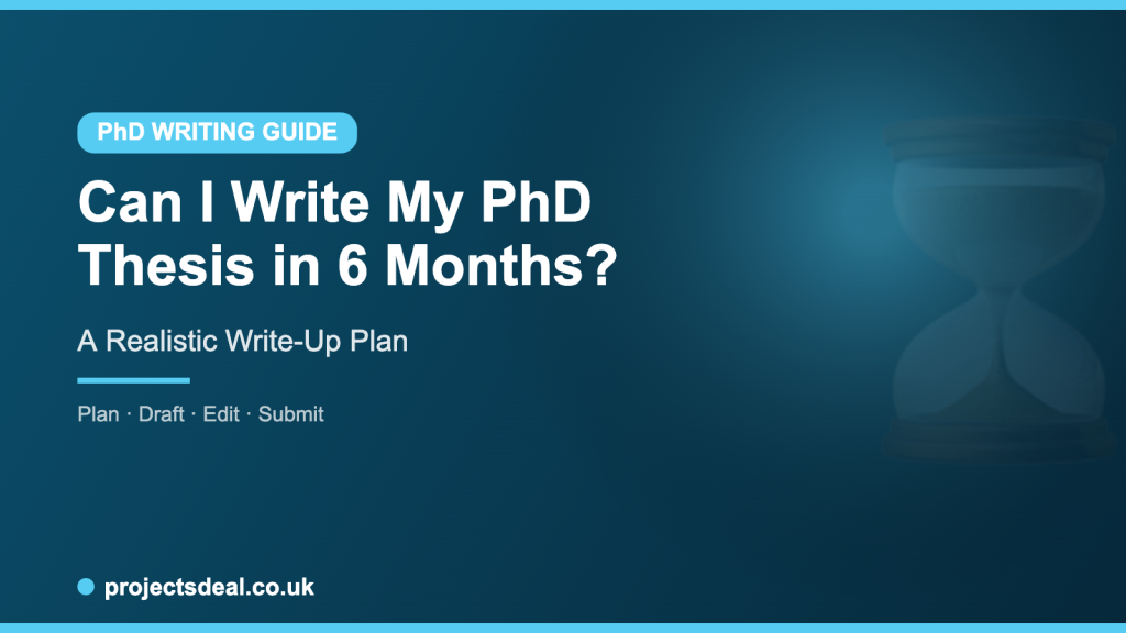 write my PhD thesis in 6 months